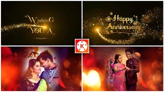 Wedding Anniversary Video Editing In Telugu | Kinemaster