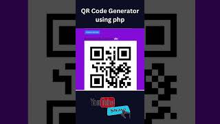 create your own qrcode using html, css and php