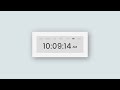 Digital clock using HTML CSS and JavaScript with free source code  |  Simple JavaScript project