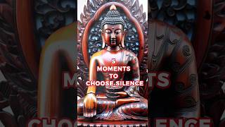 5 MOMENTS TO CHOOSE SILENCE #mindfulness #buddhawisdom #motivation