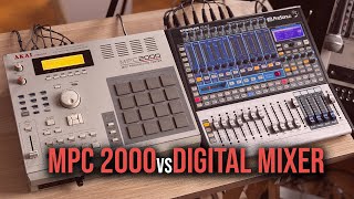 MPC 2000 Classic vs Digital Mixer | #mpc2000 #presonus |