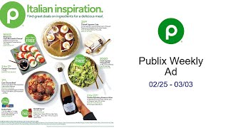 Publix Weekly Ad 02/25 - 03/03