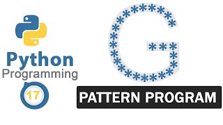 Python Pattern Programs | Printing Stars '*' in G Shape