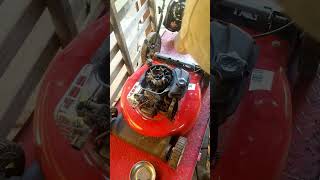 How to remove a carburetor on a TB110, Briggs and Stratton engine