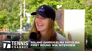 Elina Svitolina Shares Inspiring Message to Ukraine | 2023 Roland Garros First Round Win Interview