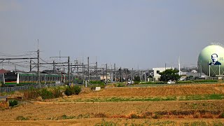 〔4K UHD|cc〕JR東日本・高崎線：深谷～岡部駅間、E233系/走行シーン。