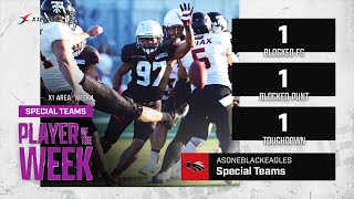 【X1 AREA week4 MVP】SPECIAL TEAMS OF THE WEEK アズワンブラックイーグルススペシャルチーム