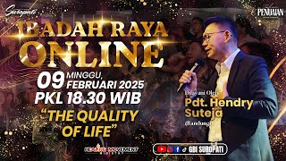 IBADAH ONLINE 18.30 WIB - 9 FEBRUARI 2025 || Pdt. Hendry Suteja