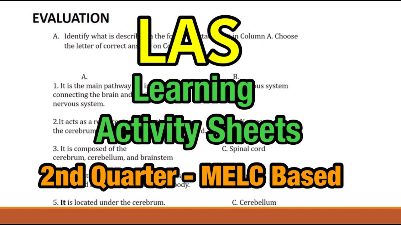 Las Learning Activity Sheets 2nd Quarter Youtube