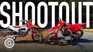 2023 KTM 350 SX-F vs. Honda CRF250RX