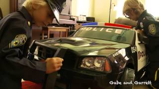 Kid Trax Police Dodge Charger (Sidewalk Cops) Unboxing and Review