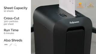 Fellowes LX65 Personal Home Office Paper Shredder