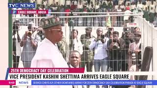 Watch | Vice President Kashim Shettima Arrives Eagle Square