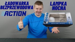 Bezprzewodowa ładowarka z lampką ACTION QSS Wireless Charging Nightlight