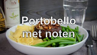 Portobello with nuts