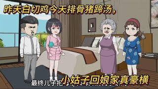 昨天白切鸡今天排骨海参汤，小姑子回娘家待遇真豪横