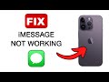 How To Fix iMessage Not Working On iPhone - 2024 (Quick & Easy)