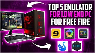 TOP 5 Best Emulators For Low End PC For Free Fire 🔥 |  2GB / 4GB / 8GB Ram Without Graphics Card