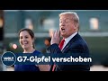 GENERVT VON MERKELS CORONA-ABSAGE: Trump will G7-Gipfel verschieben und Putin einladen