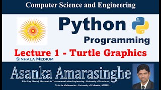 Python 1 - Turtle Graphics (Sinhala)