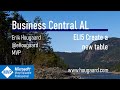 ELI5 Create a new table in Business Central with AL