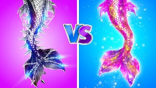 Bad vs. Good Mermaid Makeover! 🧜‍♀️ Funny Mermaid Beauty Struggles