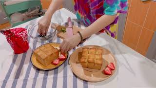 ฮันนี่โทส Honey toast สูตรง่ายๆใครๆก็ทำได้