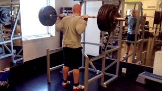 3x202.5 Beltless Squat