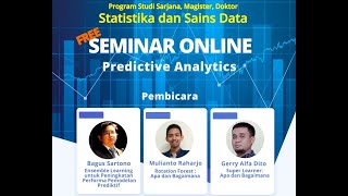 Seminar Online Statistika IPB: Predictive Analytics [Recorded]