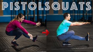 HOW TO DO PISTOL SQUATS - TIPS AND TRICKS FOR BEGINNERS (SINGLE LEG SQUATS)