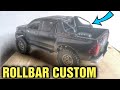 Wpl Chasis Hilux Revo Double Cab Black Edition & Tutorial Custom Rollbar Full