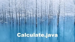 Java program Calculate.java: Command Line Parameters