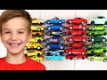 Mark and many car scale models. Video collection
