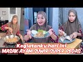 Masak ayam suwir super pedas