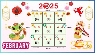 February 2025 Flying Star Feng Shui - Year of the Snake