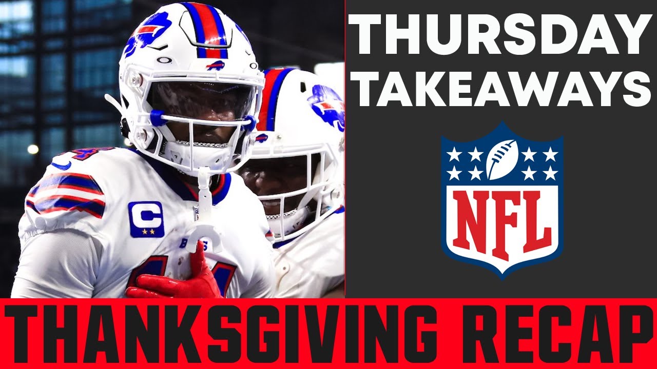 NFL Thanksgiving Recap | NFL Week 12 Takeaways - YouTube