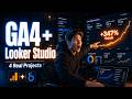 Google Analytics 4 & Looker Studio Masterclass – 4 Real Projects