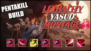 Lethality Yasuo URF Montage #4 - Oneshot Keyblades / Pentakills - League Of Legends Yasuo Plays 2020