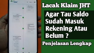 Cara Lacak Klaim JHT BPJS Ketenagakerjaan | Cek saldo sudah masuk rekening atau belum