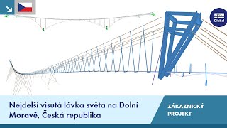 CP 001237 | Nejdelší visutá lávka světa na Dolní Moravě, Česká republika