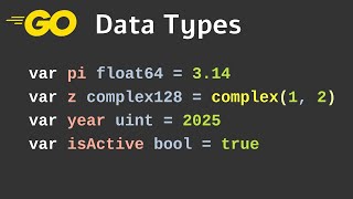 Data types in Golang - Go programming language tutorial (2)