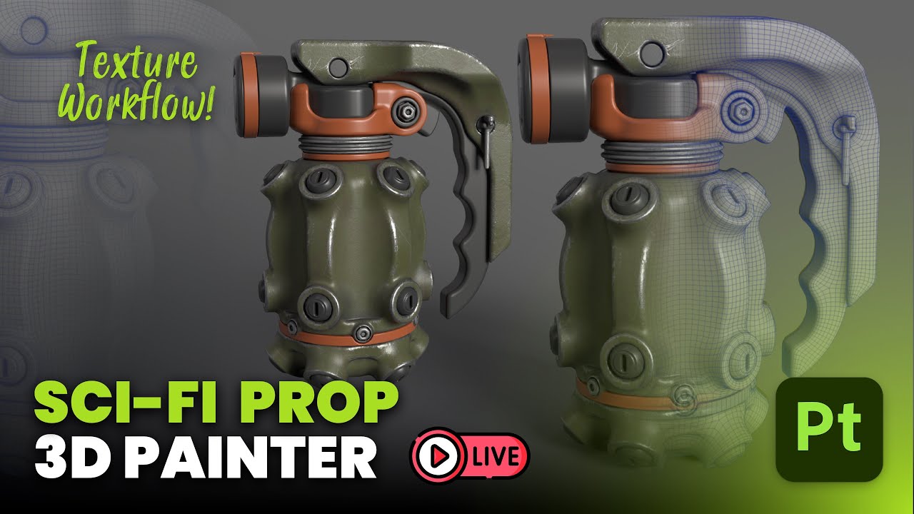 Sci Fi Prop With Substance 3d Modeler Part 3 Youtube