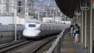 N700系5000番台　のぞみ42号東京行き　三島駅通過