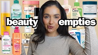 BEAUTY EMPTIES 2024 | HONEST REVIEW OF SKINCARE, MAKEUP \u0026 HAIRCARE | WOULD I REPURCHASE OR NOT?