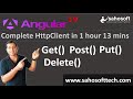Complete HttpClient in one video in Angular 19 | HttpClient |  Angular 19 Tutorials in Hindi