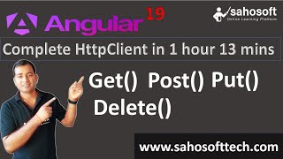 Complete HttpClient in one video in Angular 19 | HttpClient | Angular 19 Tutorials in Hindi