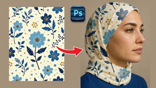 Step by step tutorial Apply design on subject Photoshop Tutorial