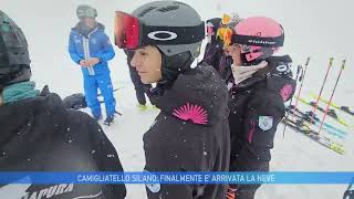 CAMIGLIATELLO SILANO: FINALMENTE E' ARRIVATA LA NEVE