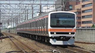 209系500番台武蔵野線府中本町行き（M74）新浦安入線