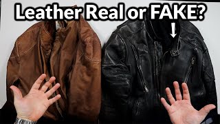 DON’T Buy Fake Leather! How to Spot Real vs. FAKE Leather Jackets: Differences + Pros & Cons